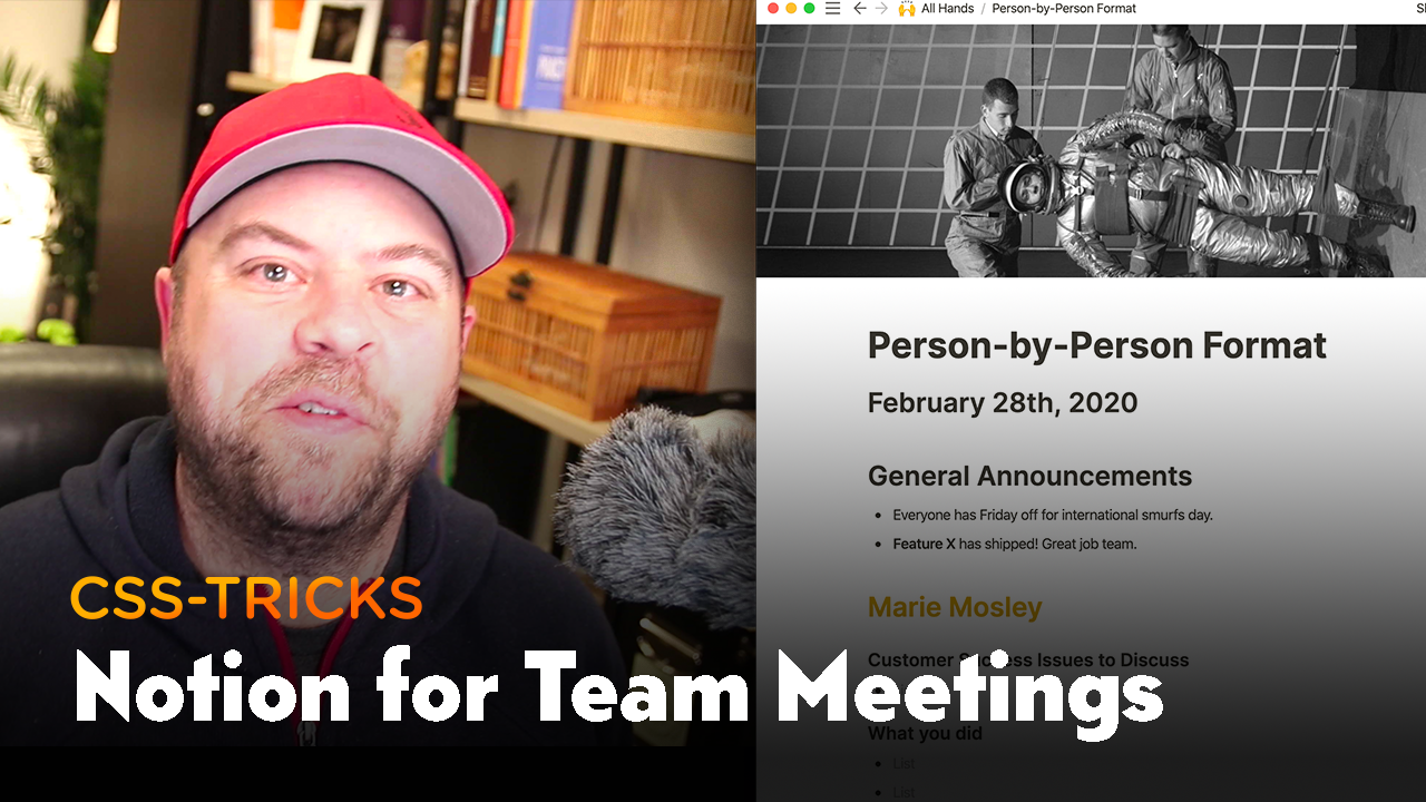 Thumbnail for #187: Notion for Team Meetings & Documentation
