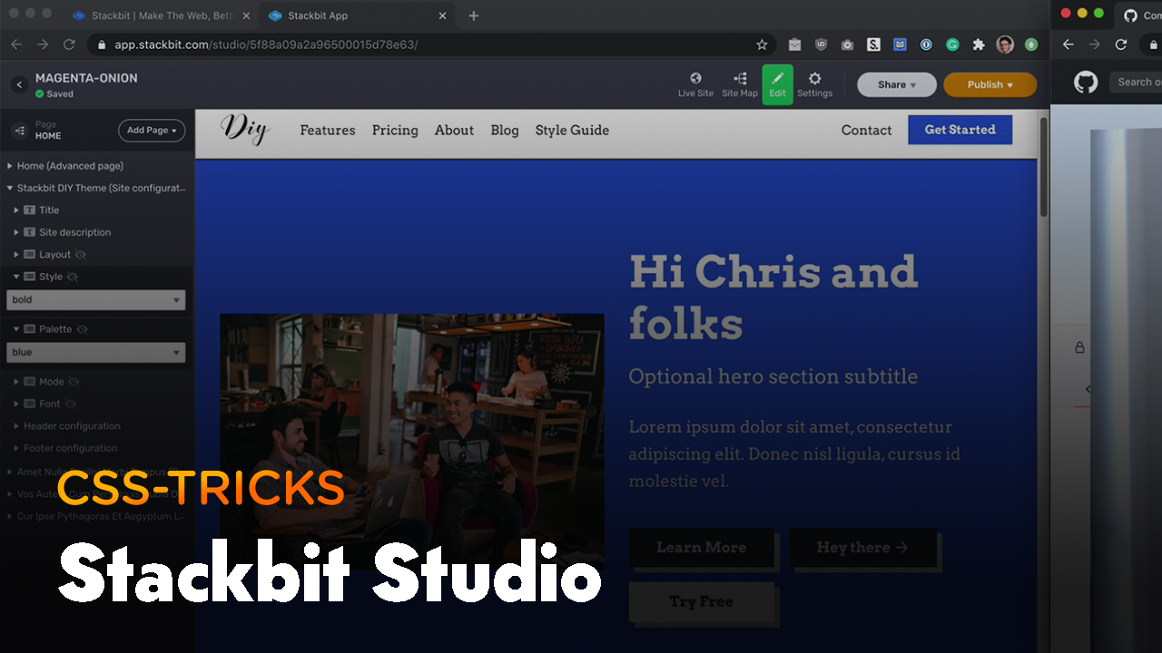 Thumbnail for #197: A Look at Stackbit and Stackbit Studio